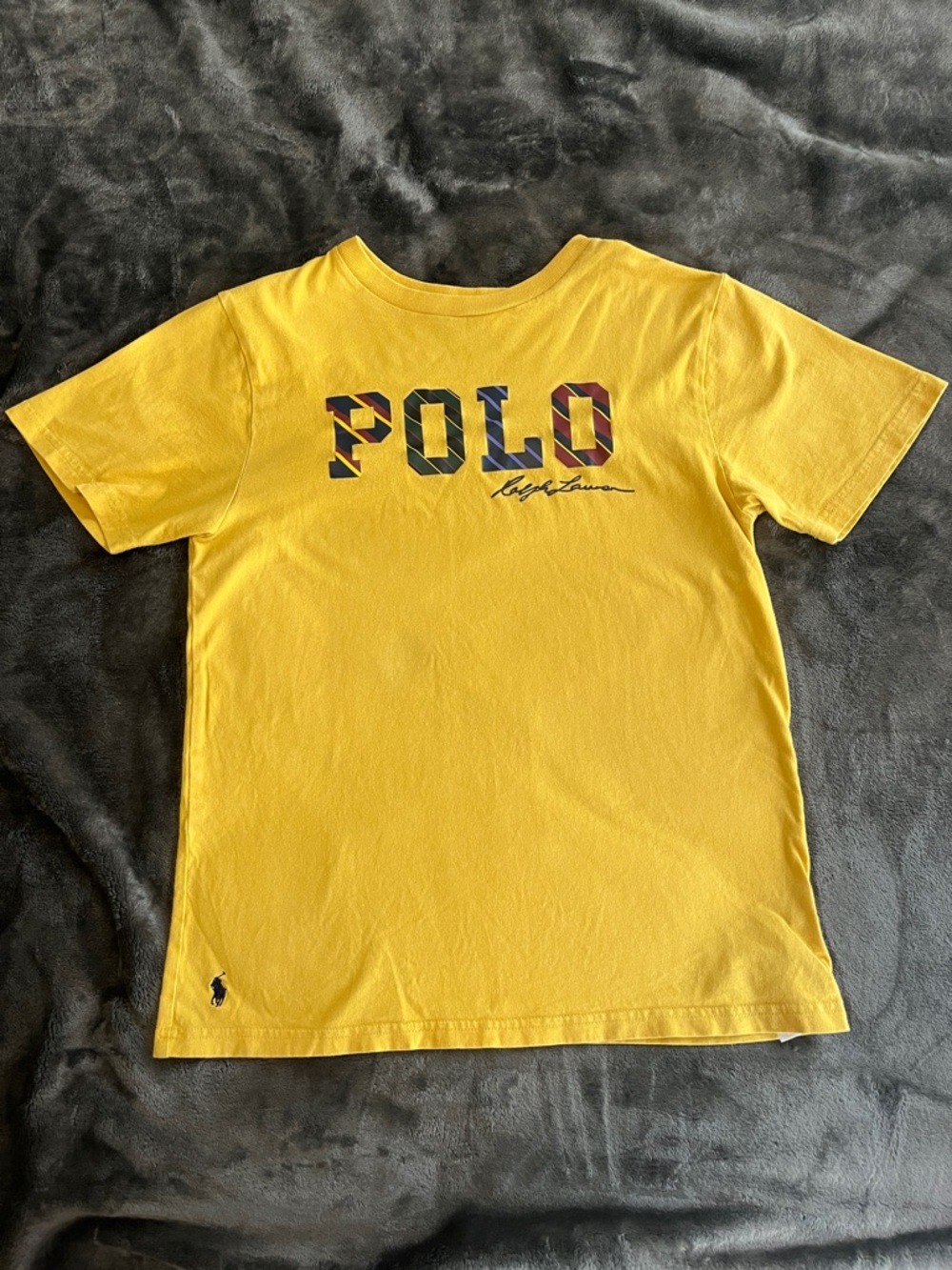 Polo Ralph Lauren Yellow POLO Graphic Short Sleeve Tee boys Medium